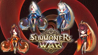 The Brutal Power of 4 Twins - Maruna| Sabrina| Shaina & Talia - Summoners War