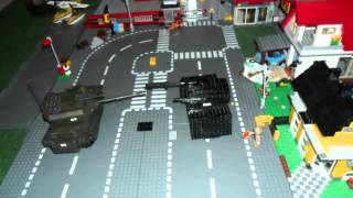 Lego Tank War In Town 1