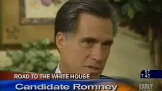Mitt Romney interview -- Brutal