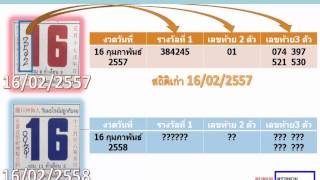 ความลับของวันหวยออก !!! เลขเด็ด งวด16/02/2558 [ด่วนนน ก่อนหวยออก]