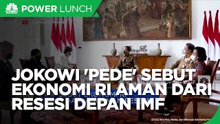 Temui Delegasi IMF, Jokowi 'Pede' Ekonomi RI Aman dari Resesi