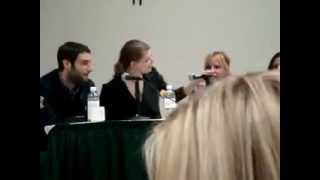 Buffyverse Panel Funny Moment - Amber Slips Aly the Tongue!