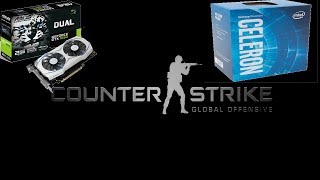 Counter-Strike Global Offensive on GTX1050 + G3930