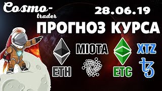 ? ПРОГНОЗ КУРСА КРИПТОВАЛЮТ - ETHEREUM, IOTA, А ТАКЖЕ ETHEREUM CLASSIC И TEZOS на 28 июня 2019 г.