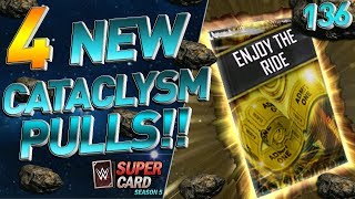 SUMMER FUSION PRO!! 4 CATACLYSM CARDS! WWE SUPERCARD S5 #136