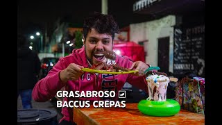 ¡Deliciosas y atascadísimas crepas dulces, con más de 50 toppings para agregar! #GRASABROSO