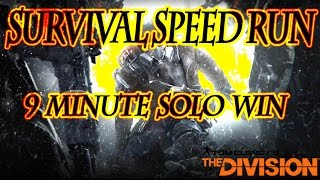 Survival Speed Run: 9 Minute Solo Win