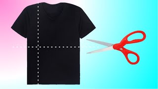5 IDEAS FÁCILES DE RECICLAR CAMISAS VIEJAS - TRANSFORMAR ROPA - DIY CLOTHING IDEAS AND LIFE HACKS