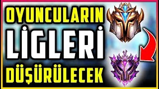 RIOT LOL TARİHİNDE İLK DEFA BÖYLE BİR ŞEY YAPTI!! OYUNCULARIN LİGLERİ DÜŞÜRÜLECEK!!