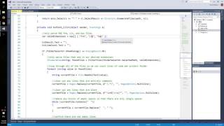 C#: Classic Visual Basic Code Counter Example