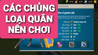 CÁC CHỦNG LOẠI QUÂN NÊN CHƠI SỐ 86 | RISE OF KINGDOMS