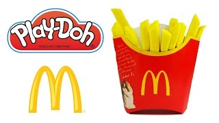 フライドポテト PATATAS FRITAS de PLASTILINA - Play Doh French Fries - pommes frites - بطاطس مقلية