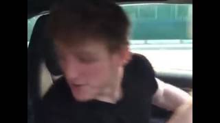 girl farts too hard in the car