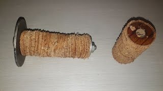 Рукоять ножа! Из бересты! Серега76! DIY! 1 ЧАСТЬ.