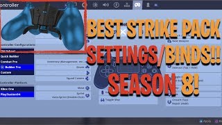 Fortnite Custom Strike Pack UPDATE Settings! (SEASON 8)