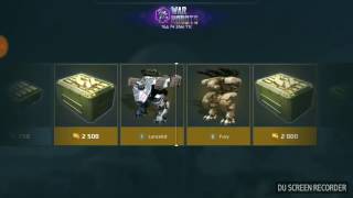 War Robots откриваем сундуки