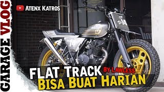 Custom Flat Track By Lawless [Garage Vlog]
