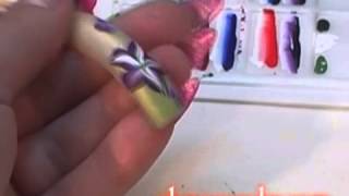 Китайская роспись ногтей #1
