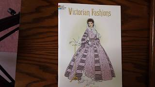 Victorian Fashions Coloing Book Flipthrough & Review