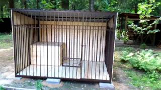 Вольер "Дакота" с обшивкой Размеры: 2x3
