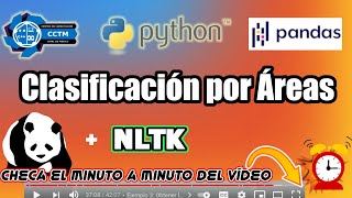 + Clasificación por temas con títulos | Diccionario | Palabras clave | NLTK | Pandas | Python
