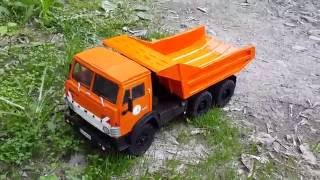 Модели из бумаги. Камаз 5511. Масштаб 1: 18.