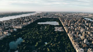 NEW YORK中心地でドローン飛ばしてみた。