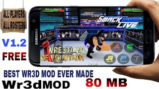 [80 MB] WWE 2K18 MOD FOR ANDROID | DOWNLOAD NOW | V1.2 | WR3D BEST GRAPHICS MOD | ALL ROSTERS | S.B