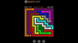 Flow Free 12x12 Levels 1-10 walkthrough Jumbo Pack iPad