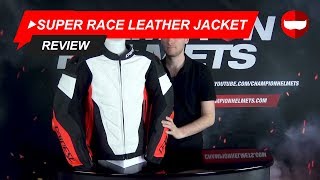 Dainese Super Race Leather Jacket Review - ChampionHelmets.com