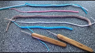Вяжем шнур крючком. Самые простые способы вязания шнура