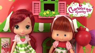 Play Doh Charlotte aux fraises Maison de Poupée Café Vintage Cuisine Jouets Filles