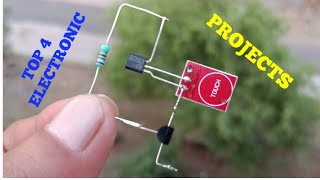 [NEW] TOP 4 ELECTRONIC PROJECTS WITH TRANSISTOR 5200, BD140, BD139, BC547, BT66 SENSOR, LDR & RELAY