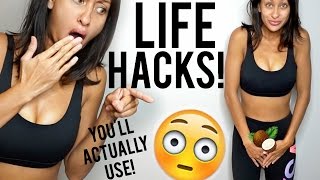 AMAZING LIFE HACKS USING COCONUT OIL!