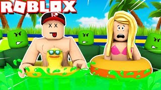 BASEN PEŁEN ZOMBIE W ROBLOX OBBY! | Vito i Bella