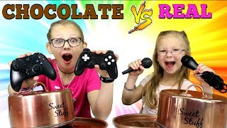 CHOCOLATE vs REAL!!!