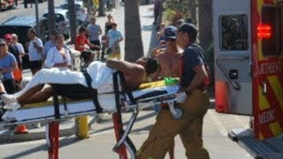 Shark attacks swimmer off coast of California beach