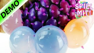 RAINBOW SQUISHY MESH BALL! Bunter Anti-Stress Ball! Spiel mit mir Kinderspielzeuge