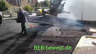 Asphalt einbauen mal anders