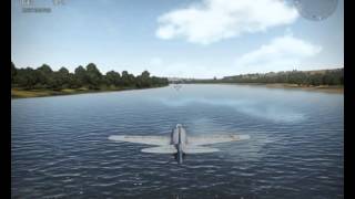 War Thunder MIG-9 HB level 860km/h under the bridge