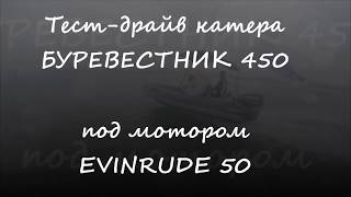 РИБ Буревестник 450 + Evinrude 50