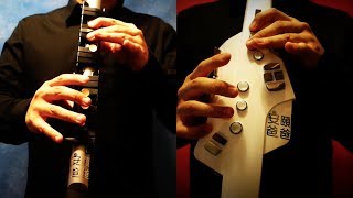 ?Adagio - Roland AE-10&YAMAHA WX5 Digital Wind Instrument play Violin&English horn【AnYiPapaShow】