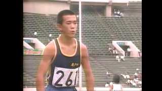 １９８３年全日本中学陸上　走り幅跳び決勝　６M98　葛飾区立奥戸中学