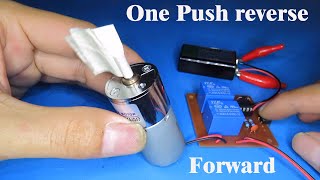 Forward Reverse motor controller using relay and ic timer ne555p