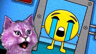 5 НОЧЕЙ С ЭМОДЖИ #2 страшилки детский летсплей emoji побеждают КОШКА ЛАНА играет