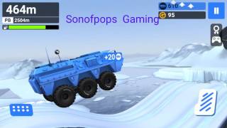 MMX Hill Climb - Snow marathon pipe jump