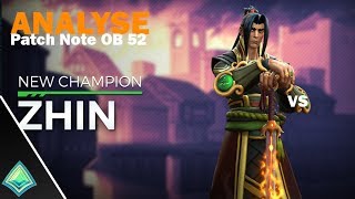 PALADINS FR - NEW CHAMPION ZHIN : Analyse du Patch Note Open Beta 52