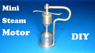 DIY Mini steam Engine from Brass | How to make steam engine at home