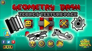 Geometry Dash 2.01 - 2.011 ||  Zobros Texture Pack || By The Real Rider