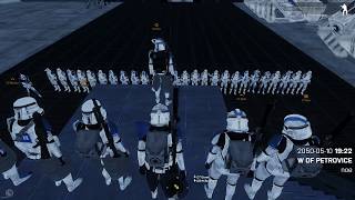 Star Wars Arma 3 501st Operation Survival "Working Acclamator, Defend to The Last Man"